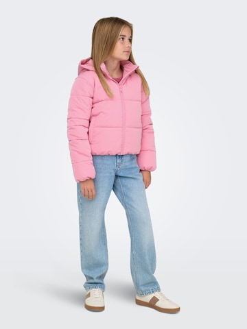 ONLY GIRLS Winter Jacket 'KOGMALIA' in Pink