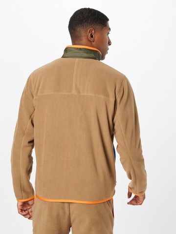 LACOSTE Fleece jas in Beige