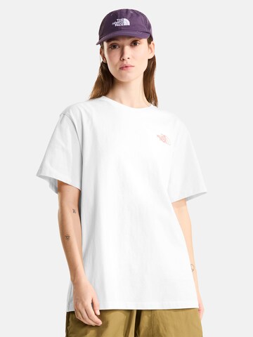 THE NORTH FACE T-Shirt 'Flower Scribble' in Weiß: Vorderseite