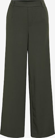 žalia VILA Plačios klešnės Klostuotos kelnės 'VIVarone': priekis