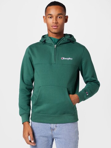 Champion Authentic Athletic Apparel Sweatshirt in Green: front