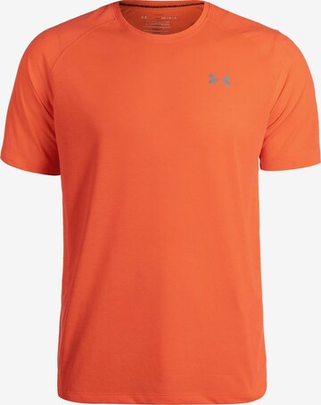 UNDER ARMOUR Functioneel shirt 'Streaker' in Oranje: voorkant