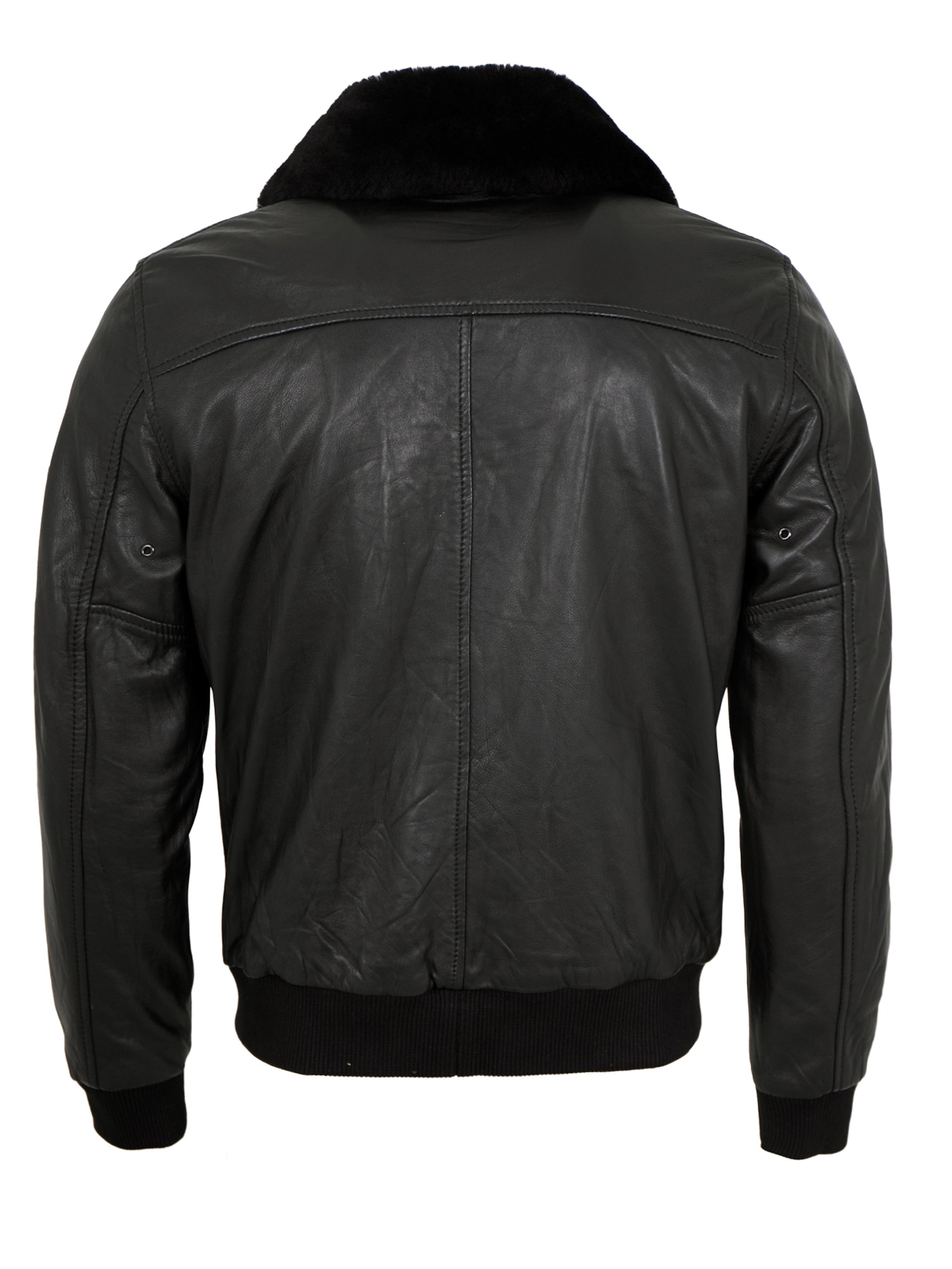 bugatti Between-Season Jacket '222 034-BU/M' in Black