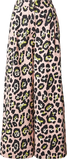 Essentiel Antwerp Laskoshousut 'JENESIS' värissä keltainen / roosa / musta, Tuotenäkymä