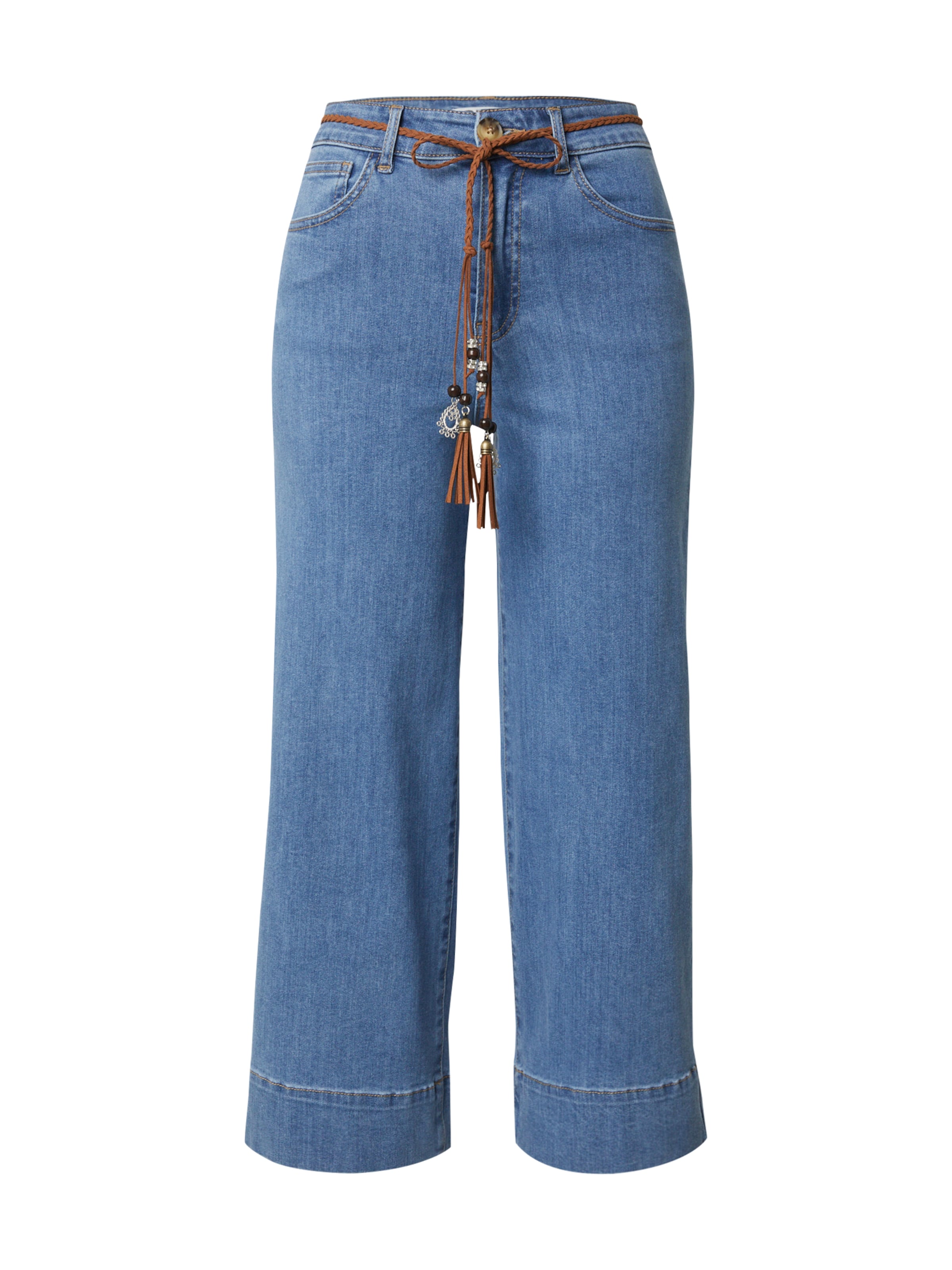 Wide leg Jeans 'ONLMadison' de la ONLY pe albastru: față