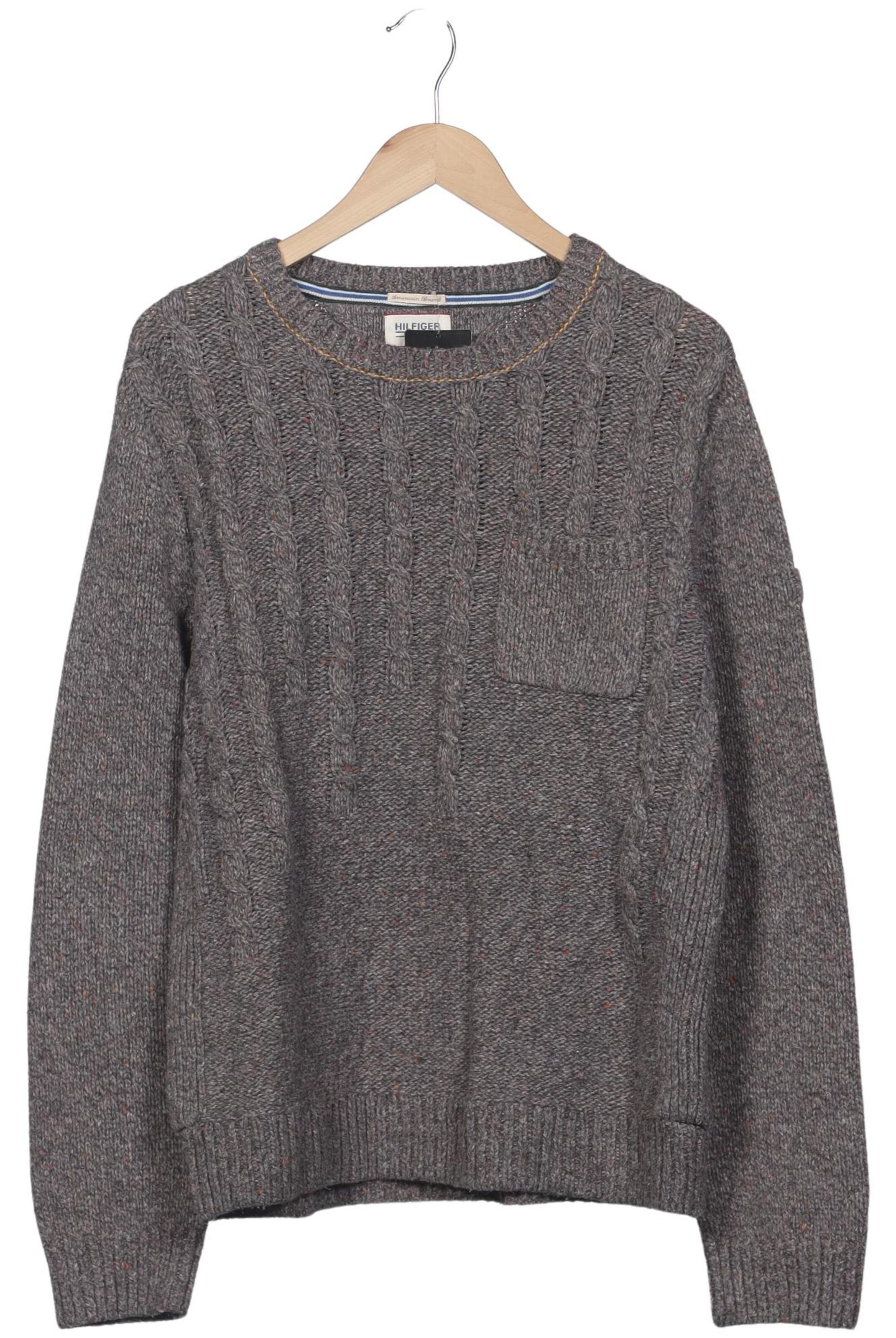 Tommy Jeans Pullover XL in Grau: Vorderseite
