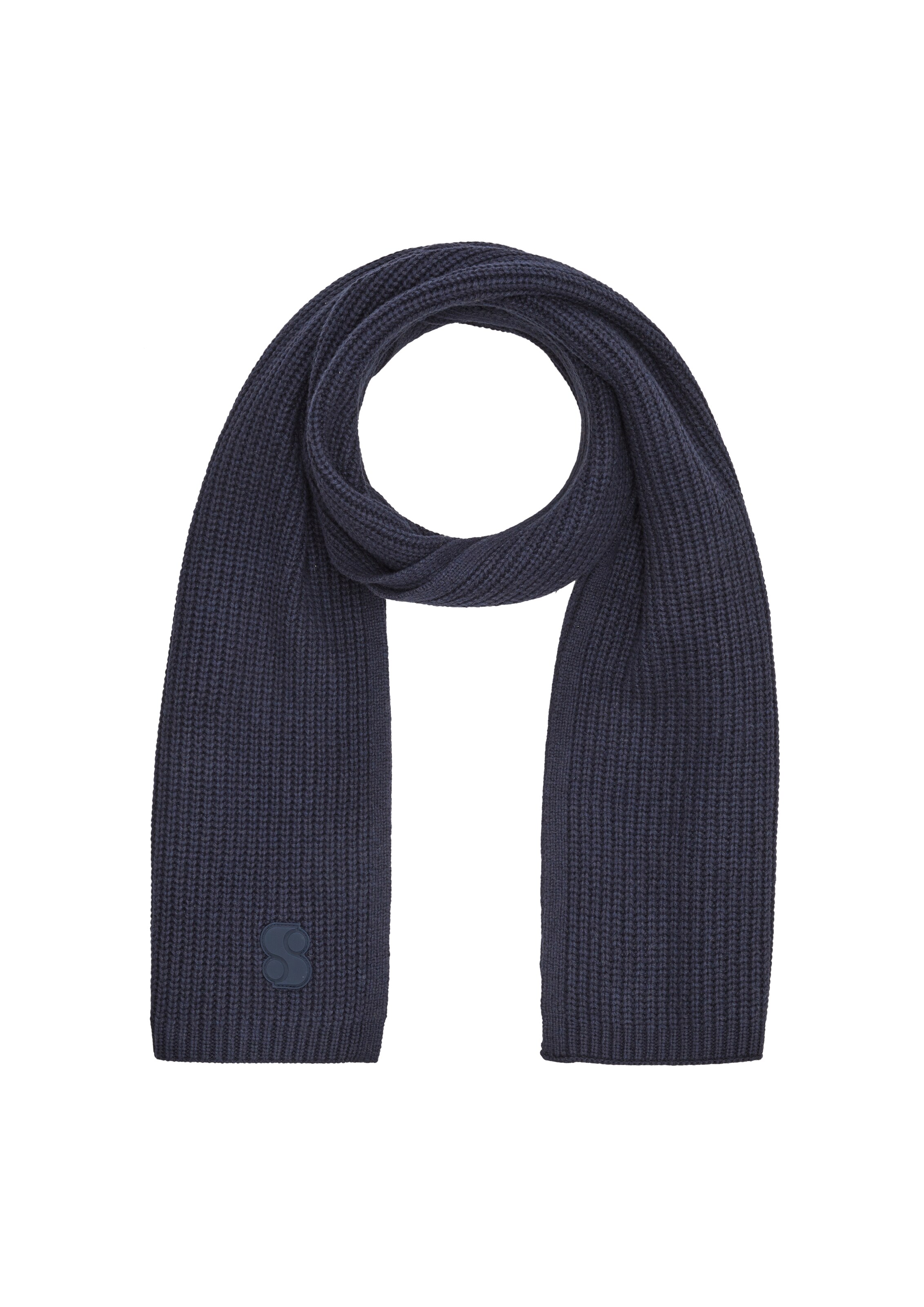 s.Oliver Sjaal in Blauw: voorkant