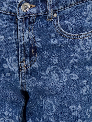 ONLY GIRLS Wide Leg Jeans 'KOGHope' in Blau