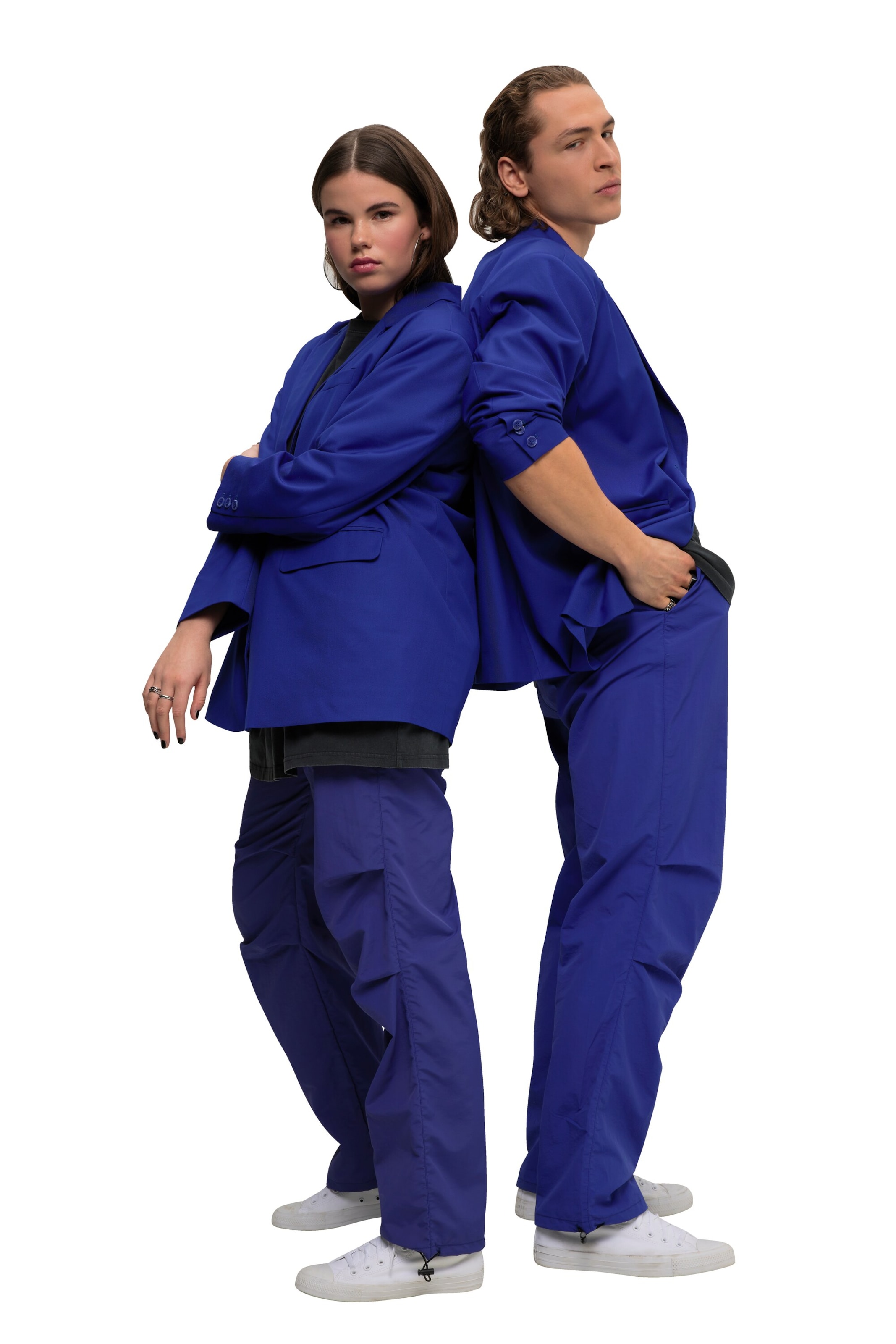 Studio Untold Comfort fit Colbert in Blauw