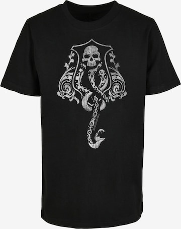 ABSOLUTE CULT Shirt 'Harry Potter - Dark Mark Crest' in Black: front