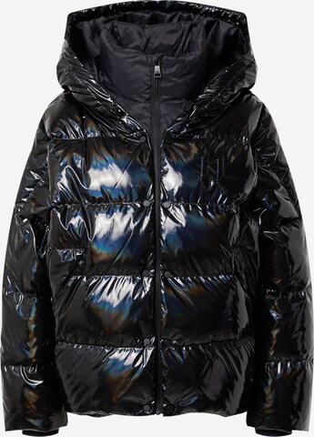 Karl Lagerfeld Zimní bunda – černá: přední strana
