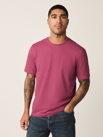 Next Shirt 'Essential' in Pink: front