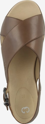 GERRY WEBER SHOES Sandals 'Gulla 01' in Brown