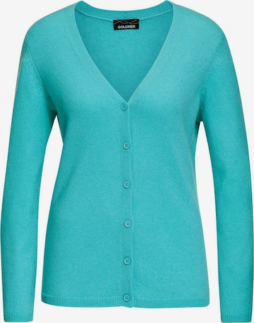 Cardigan Goldner en bleu : devant