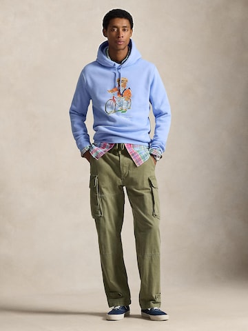 Polo Ralph Lauren Sweatshirt 'SEASONAL' i blå