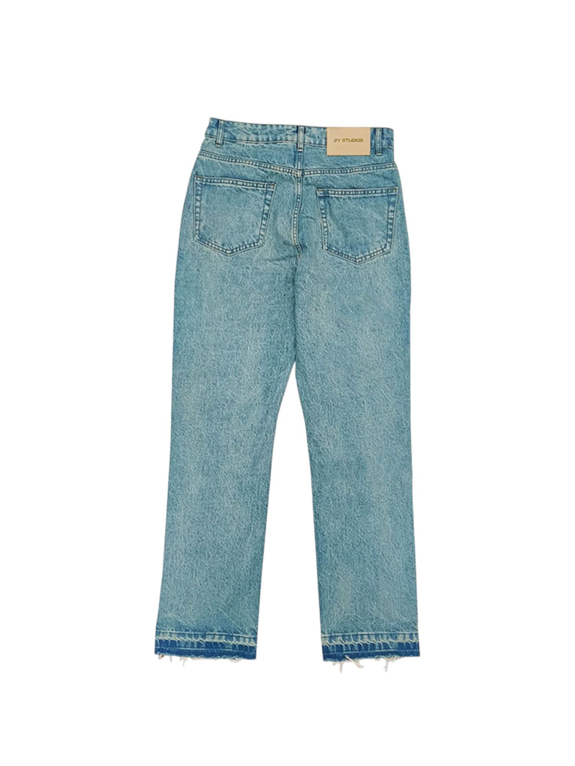 2Y Studios Regular Jeans 'Arun Open Hem' in Blue