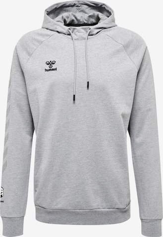 Hummel Sportsweatshirt 'Move' in Grijs: voorkant