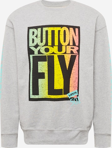 LEVI'S ® Свитшот 'Relaxd Graphic Crew' в Серый: спереди