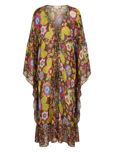 Miss June Vestido 'Caftan Long Delilah' en 36-38 en marrón, Vista del producto