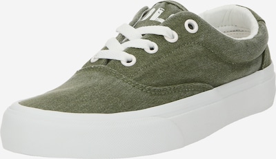 Polo Ralph Lauren Låg sneaker 'KEATN' i grönmelerad / vit, Produktvy