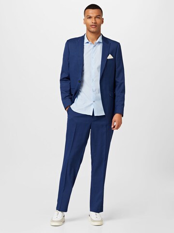 Regular Pantalon à plis BURTON MENSWEAR LONDON en bleu