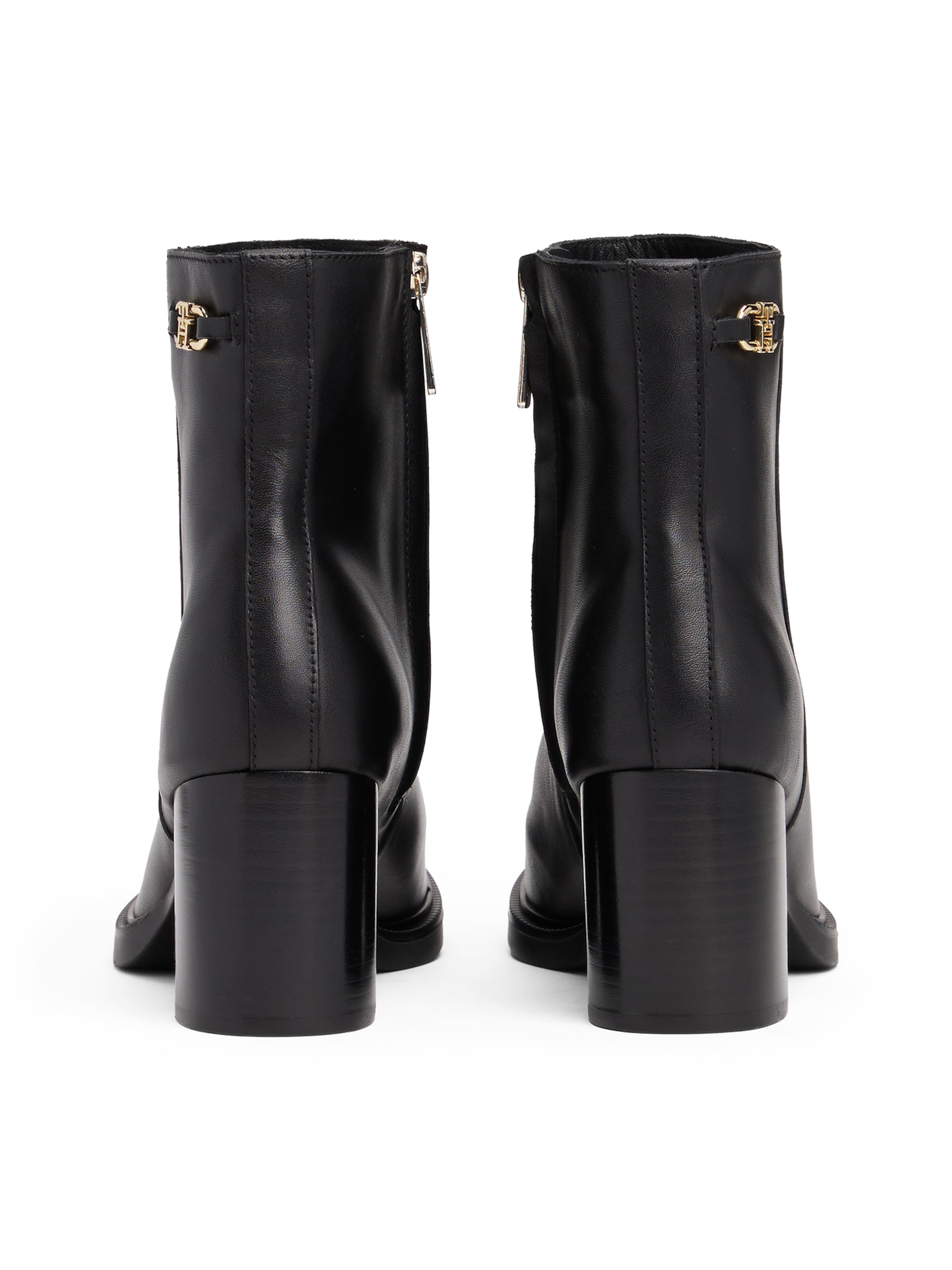 TOMMY HILFIGER Ankle Boots in Schwarz