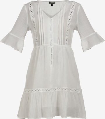 DreiMaster Vintage - Vestido em branco: frente