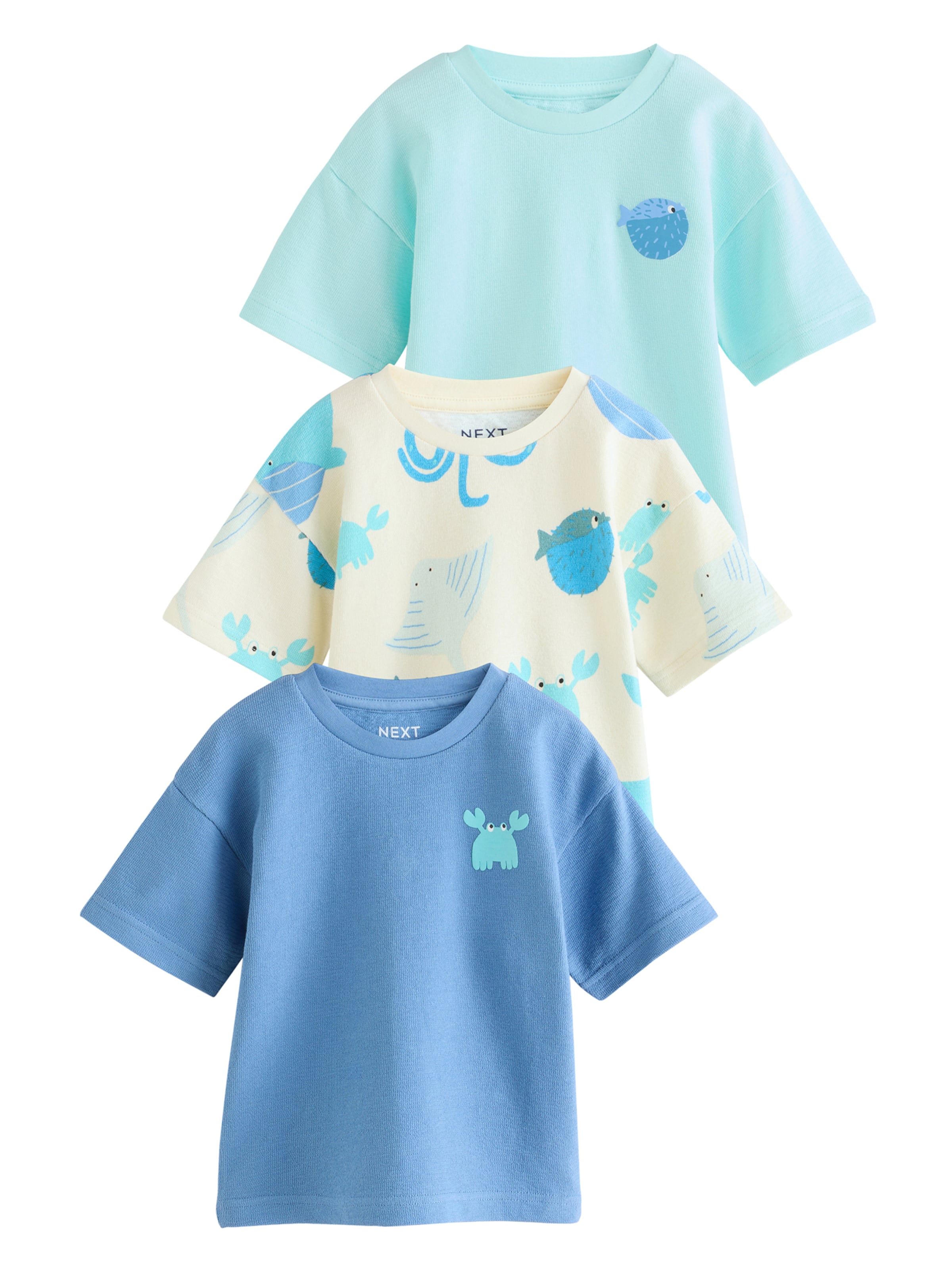 Next Shirt in Blue: front