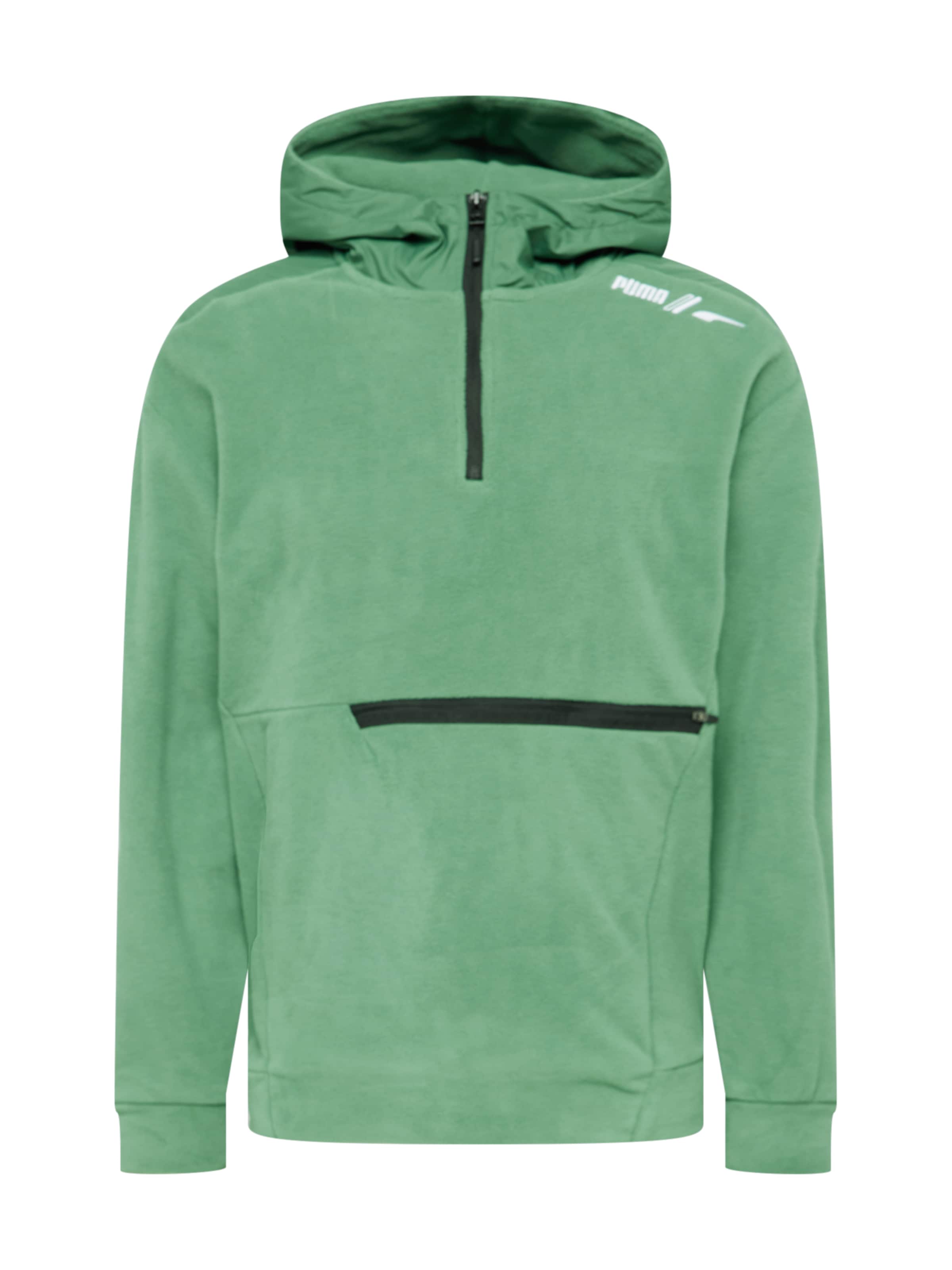 Pull-over de sport PUMA en vert : devant