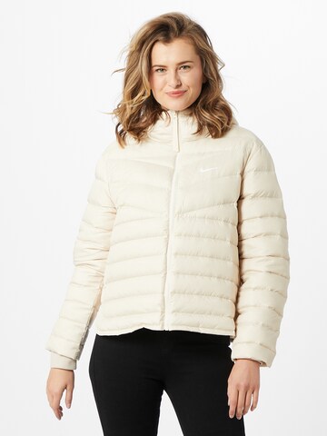 Nike Sportswear Winter Jacket in Beige: front