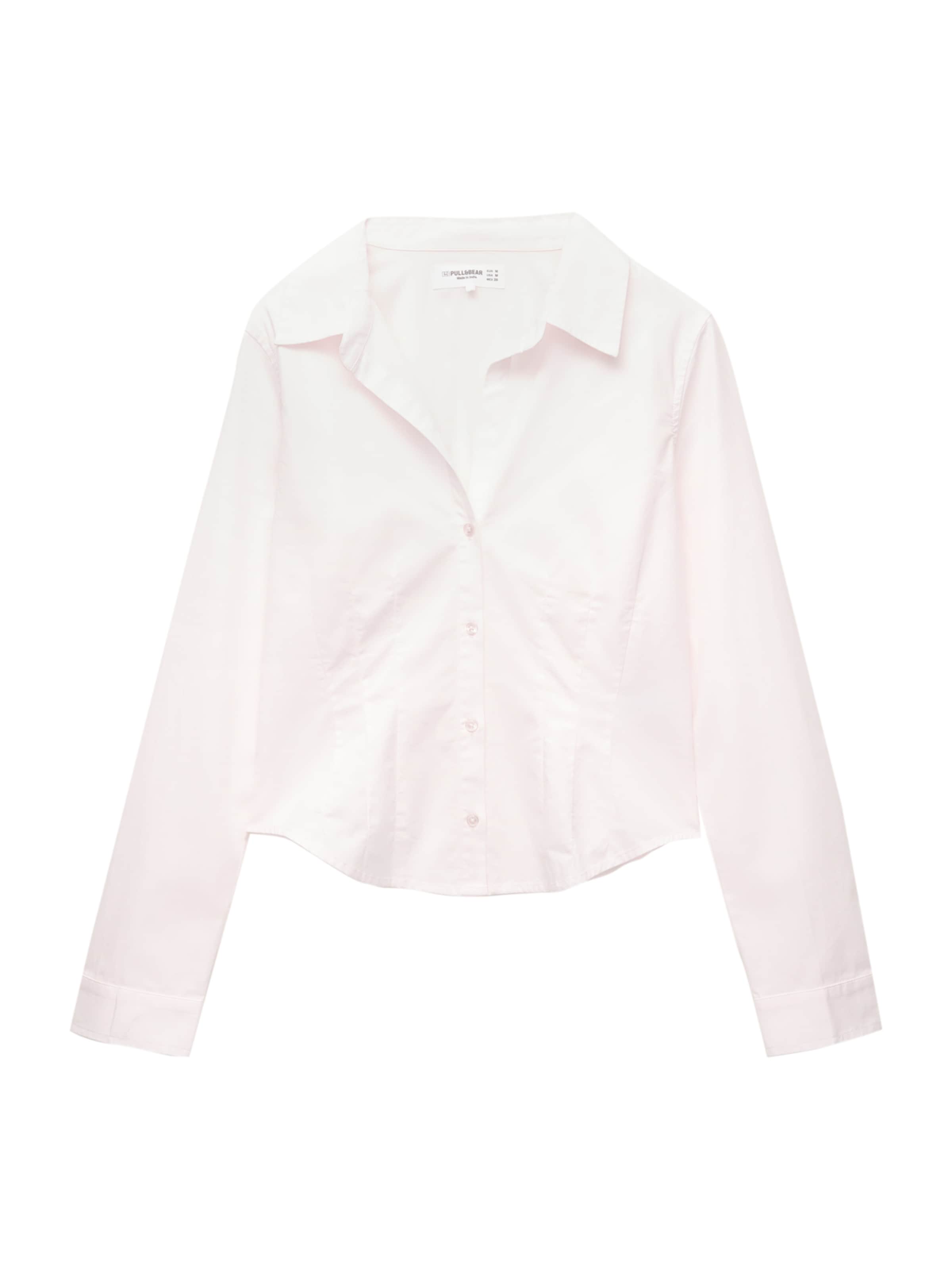 Pull&Bear Bluzka w kolorze różowy: przód