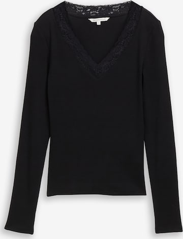 TOM TAILOR DENIM Paita värissä musta: etupuoli