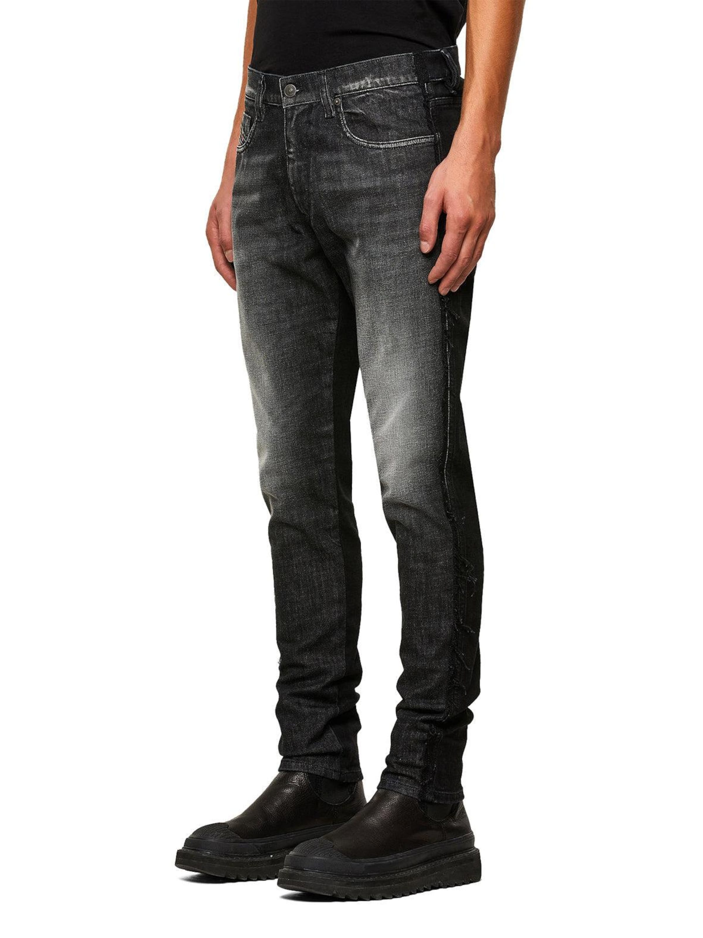 DIESEL Slimfit Jeans 'D-STRUKT' in Grijs