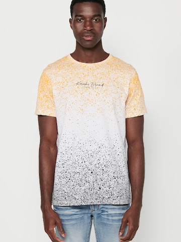 T-Shirt KOROSHI en mélange de couleurs : devant