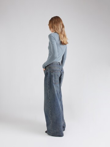 Monki Wide Leg Jeans in Blau