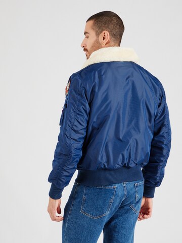 ALPHA INDUSTRIES Vinterjacka 'Injector III' i blå