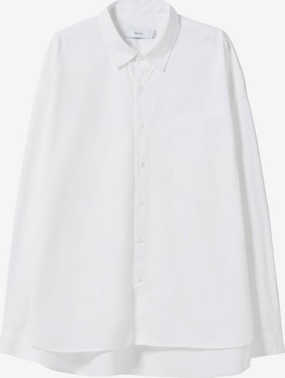 Bershka Button Up Shirt in White, Item view