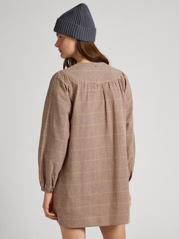 Pepe Jeans Shirt Dress 'KEIRA' in Brown