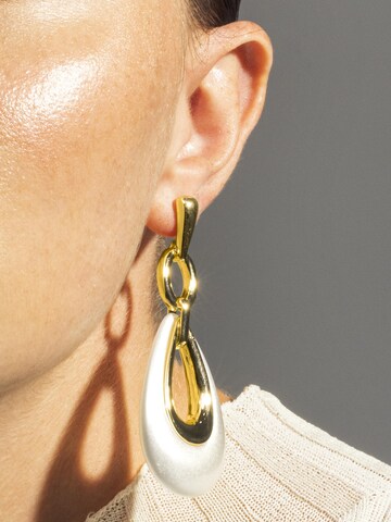 Luxenter - Pendientes 'Humola' en blanco