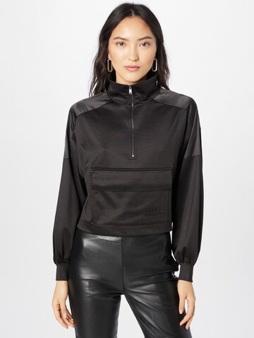 GUESS - Sweatshirt 'LAILA' em preto: frente