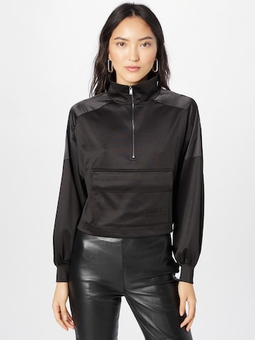 GUESS Sweatshirt 'LAILA' in Black: front