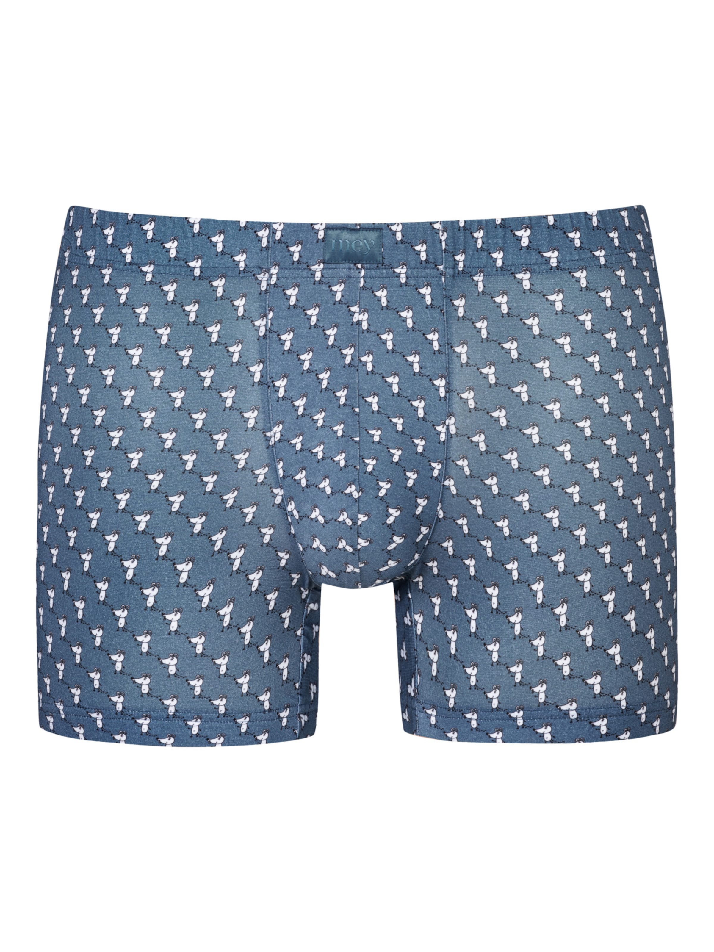 Boxers 'Tailcode Tribe' Mey en bleu : devant