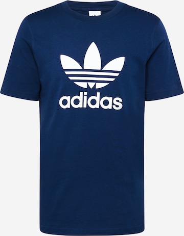 ADIDAS ORIGINALS - Camiseta 'Adicolor Classics Trefoil' en azul: frente