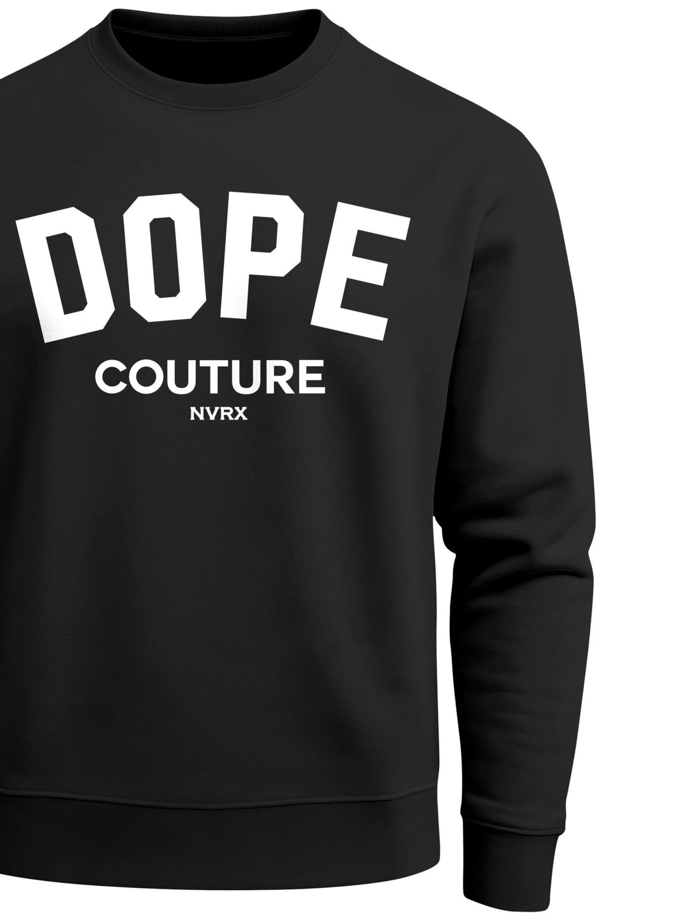 Neverless Sweatshirt 'Dope Couture' in Black
