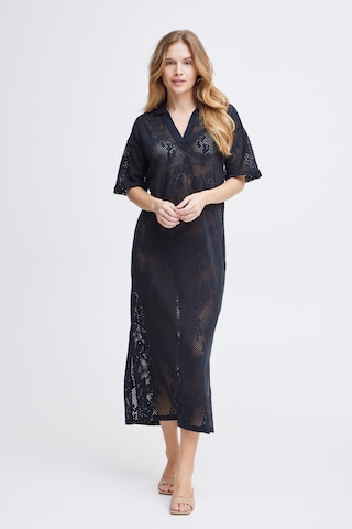 Pulz Kleid in Schwarz