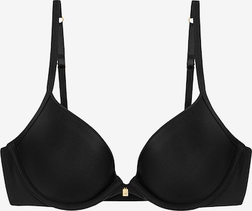 TRIUMPH Push-up BH ' Body Make-Up Essentials ' in Zwart: voorkant
