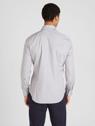 Slim fit Camicia business 'Patch3' di SEIDENSTICKER in grigio