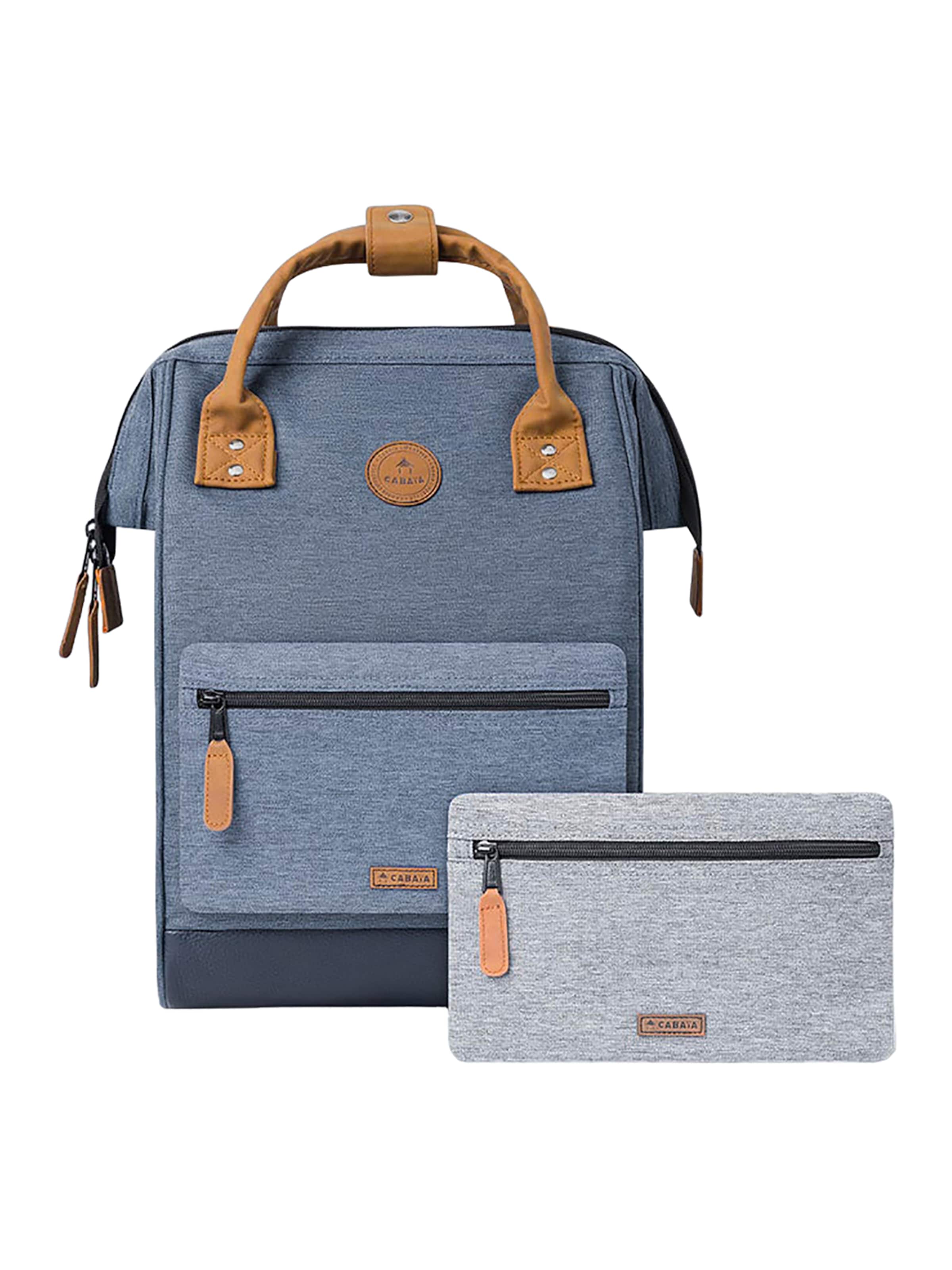 Cabaia Backpack 'Paris M' in Blue: front