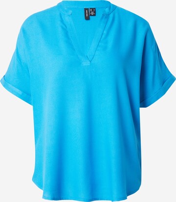 VERO MODA Blouse 'BEAUTY' in Blauw: voorkant