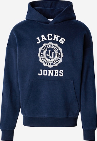 JACK & JONES Sweatshirt 'JJVICTO' in Blue: front